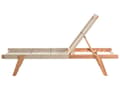 Miniatyrbillede 5 af 9: Solseng i beige akacietræ Liggende reb Udendørs terrasse Moderne design