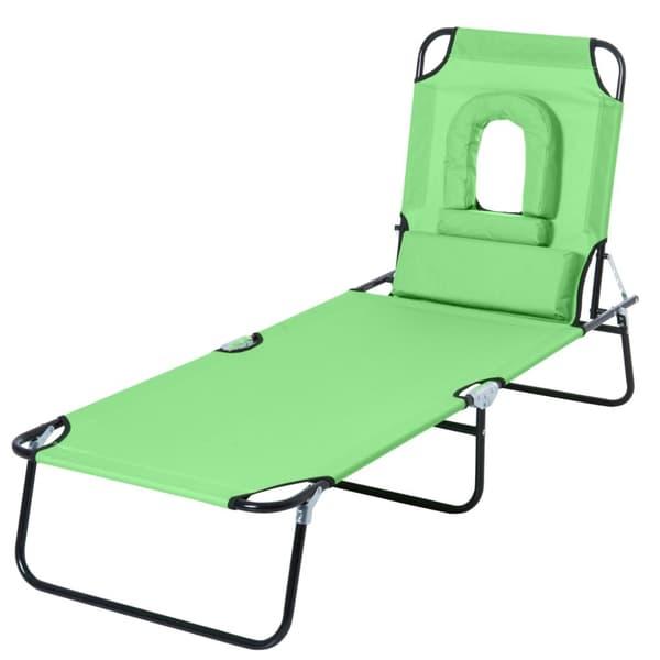 Rootz Sun Lounger Reading -ikkuna - Lepotuoli - taitettava sänky - vedenkestävä - kestävä ja kannettava - 187cm x 58cm x 36cm