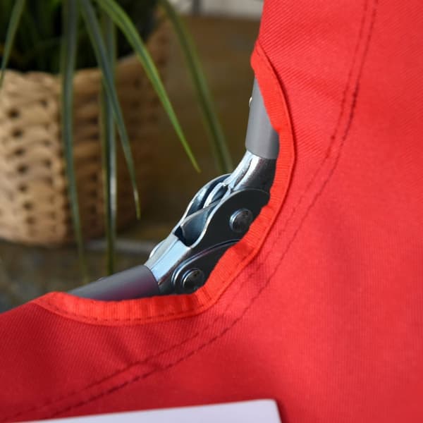 Rootz Sun Lounger - Foldbar hvilestol - Justerbar ryglæn - Komfortdesign - 187 cm x 55 cm x 24 cm