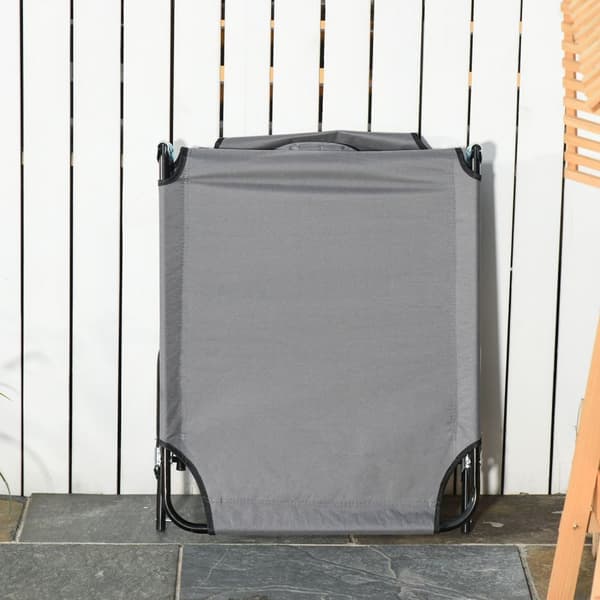 Rootz Sun Bed Folding Deck -tuoli - Reading -tuoli - Beach Lounger - 4 asemaa - 187L x 58W x 36H CM