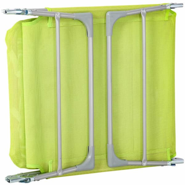 Rootz Sun Lounger - Garden Lounger - Foldbar Recliner - 5 -nivå justerbart ryggstöd - 182 cm x 56 cm x 28cm - avtagbar kudde ingår