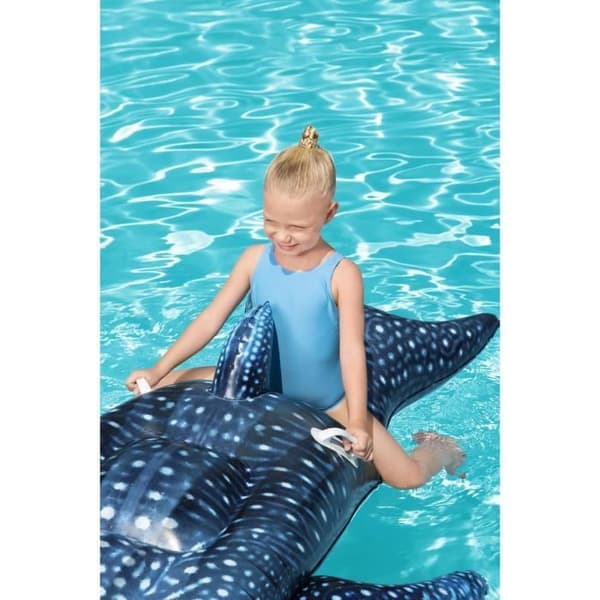 Åkbar uppblåsbar boj - BESTWAY - Whaletastic Wonders™ - 190 x 132 cm - 2 platser - 90 kg max - 3 år och +