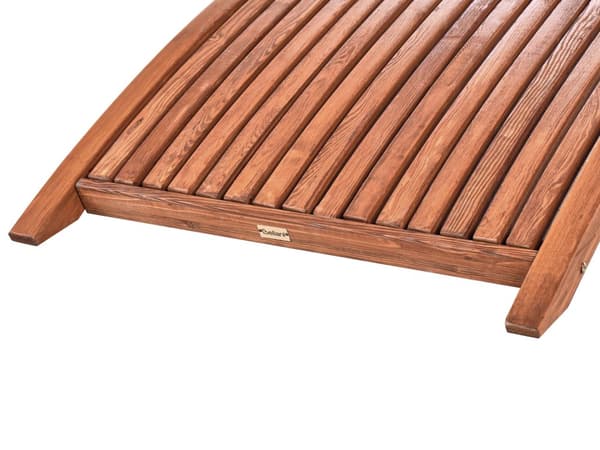 Solseng Brun Lerketre Profilert sete Moderne design Hagemøbler Solstol