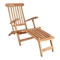 Miniatyrbild 1 av 6: Rootz Arrecife Teak Doll Chair - Outdoor Lounger - Patio Recliner - Hållbar och justerbar komfort - 150x60x95 cm