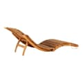 Miniatyrbild 4 av 5: Rootz Arrieta Sunlounger - Outdoor Lounger - Avslappningsstol - Stylish & bekväm - 160x50x25cm teakved