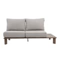 Miniatyrbillede 2 af 6: AXI Avery Loungesæt med sidebord i trælook/beige - Hjørnesæt med bord | Havemøbler i pulverlakeret aluminiumsstel | Havemøbler / Loungesæt til 5