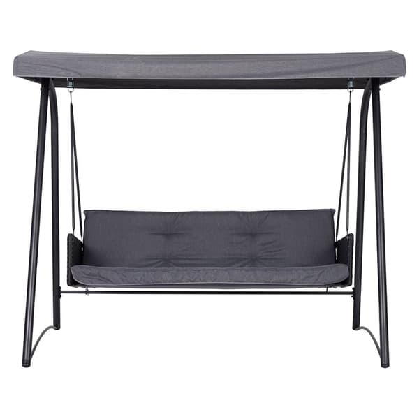 Sanne hengesofa 3 pers. med pute svart, grå.
