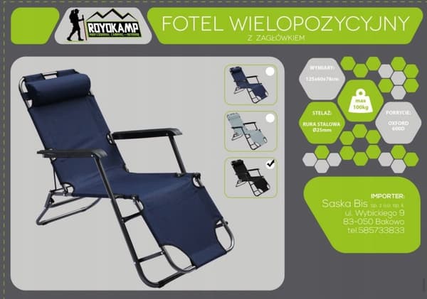 PREMIUM GRAVITY foldbar HAVE-STRANDSTOL