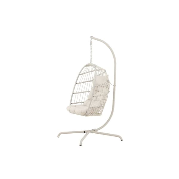 Trezza hængestol med stativ beige.