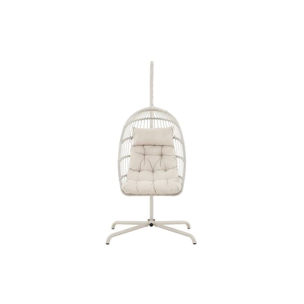 Trezza hængestol med stativ beige.