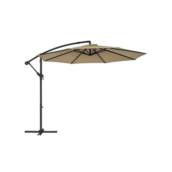 Parasol, SONGMICS, Ø 300 cm, Taupe.