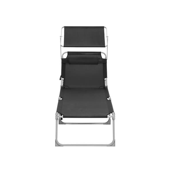 Solstol, GCB22GYV1, 210x73x35 cm, Sort