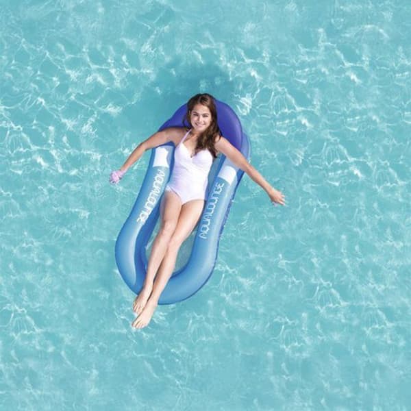 Madrass - BESTWAY - Aqualounge - Halv nedsänkt - 160 X 84 cm - Bekväm i pool