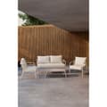 Miniatyrbilde 4 av 5: Sicily loungesett 1 sofa, 2 stoler, 1 sofabord beige.