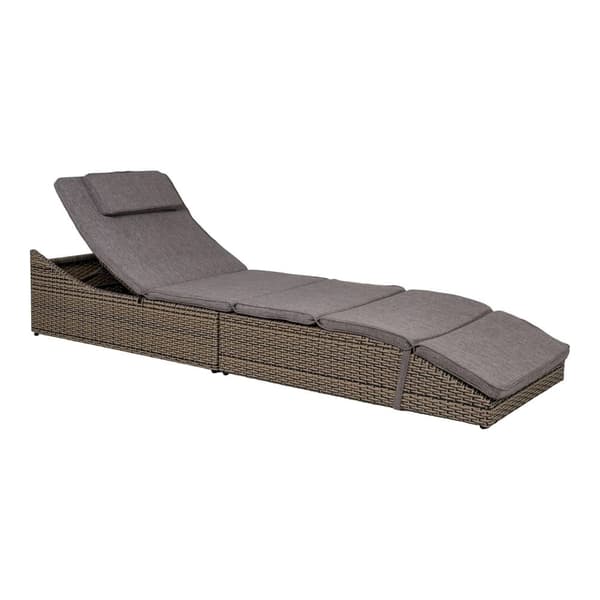 Solstol, Delad, 200x60 cm, Grå