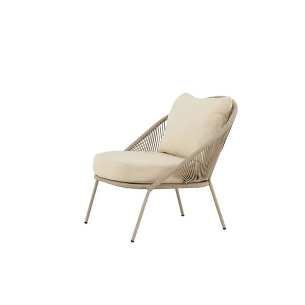 2 x Lindos loungestol beige.