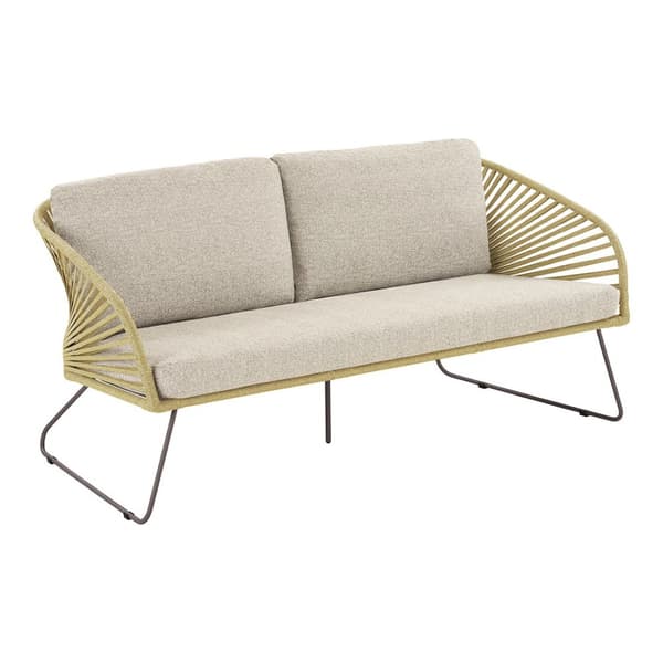 Novella loungesett inkl. hynder beige, sandfarget.