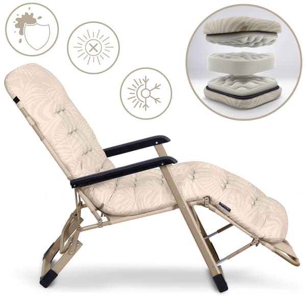 Sammenklappelig haveseng med hynde Sofotel ChillWell beige