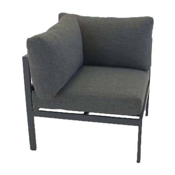 Copacabana hagesofa hjørnedel grå.