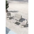 Miniatyrbilde 5 av 5: Mazzaro loungesett 1 sofa, 2 stoler, 1 sofabord beige.