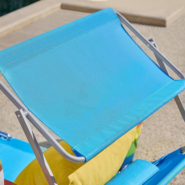 Udendørs Foldbar Bærbar Liggestol, OGS48-B, 195x63x90 cm, Sort