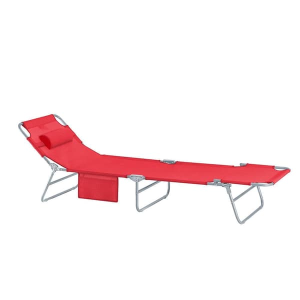 Foldbar Stol, OGS35-R, 195x63x30 cm, Grå