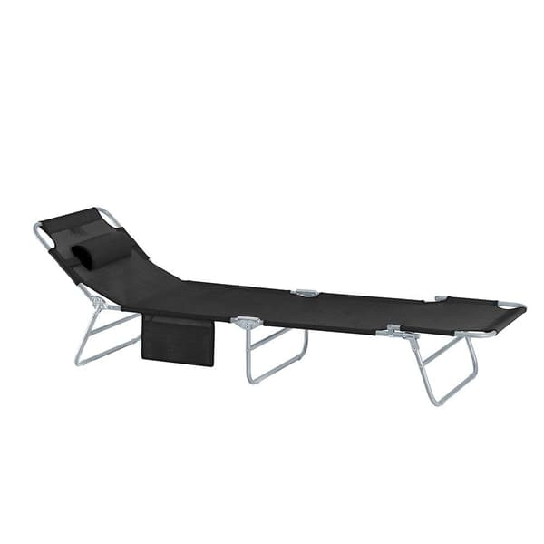 Foldbar stol, OGS35-SCH, 195x63x30 cm, Grå