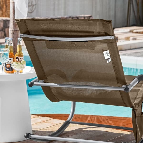 Lounger Stol, OGS28-BR, 30x50 cm, Brun