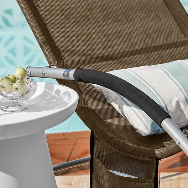 Lounger Stol, OGS28-BR, 30x50 cm, Brun