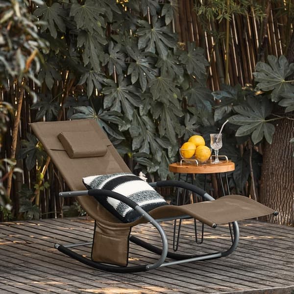 Lounger Stol, OGS28-BR, 30x50 cm, Brun