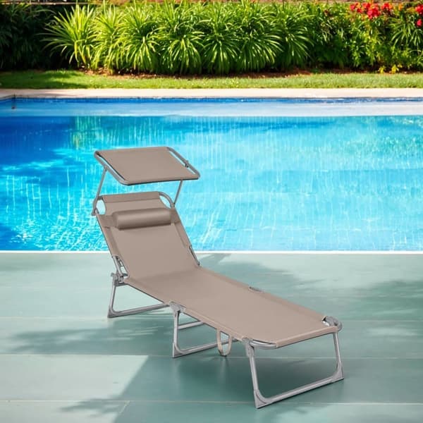Solstol, 53x193x29 cm, Svart