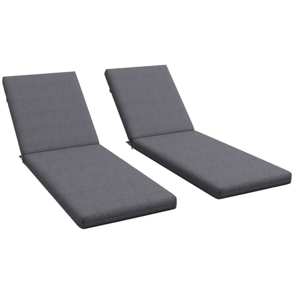 Rootz 2 -bitar Set Doll Chair Madrasses - Sittkuddar - Solstolkuddar - Tjock skumkomfort - 190,5 cm x 58,4 cm x 7cm