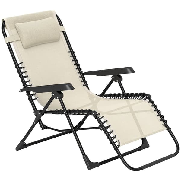 Rootz fällbar solstol - Garden Recliner - Strandstol - 5 -faldig justerbar - 90 cm x 65 cm x 112 cm