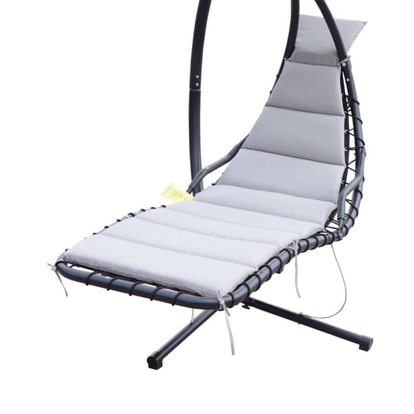 Rootz Hanging Lounger Schwingliege - Hollywood Swing - Garden Lounger - Ergonomisk komfort - 190 cm x 115 cm x 190 cm