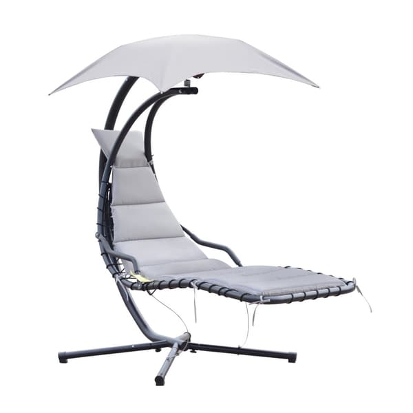 Rootz Hanging Lounger Schwingliege - Hollywood Swing - Garden Lounger - Ergonomisk komfort - 190 cm x 115 cm x 190 cm