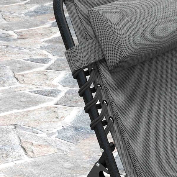 Rootz Sun Lounger - Dollstol - Poolstol - Justerbar komfort - 68 cm x 189 cm x 36 cm