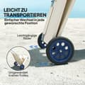 Miniatyrbillede 6 af 10: Rootz Sun Lounger Set - Foldbar havelounger - Rulle dækstol - Justerbar ryglæn - 62 cm x 148 cm x 85 cm