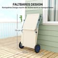 Miniatyrbillede 7 af 10: Rootz Sun Lounger Set - Foldbar havelounger - Rulle dækstol - Justerbar ryglæn - 62 cm x 148 cm x 85 cm