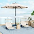 Miniatyrbillede 9 af 10: Rootz Sun Lounger Set - Foldbar havelounger - Rulle dækstol - Justerbar ryglæn - 62 cm x 148 cm x 85 cm