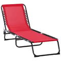 Miniatyrbillede 6 af 6: Rootz Sun Lounger - sammenfoldelig liggestol - Beach Lounger - Justerbar komfort - 197 cm x 58 cm x 30 cm