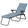 Miniatyrbild 1 av 6: Rootz Sun Lounger Foldbar Doll Chair - Strandstol - Outdoor Recliner - 6 -position komfort - 153 cm x 58,5 cm x 89 cm