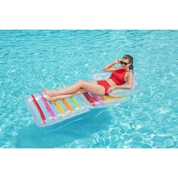 Pool inflatable mattress - BESTWAY - Folding sun lounger