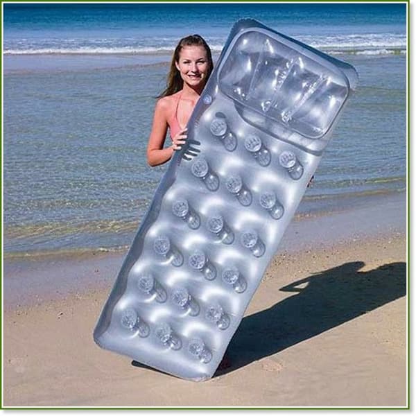 Pool inflatable mattress - BESTWAY - Grey