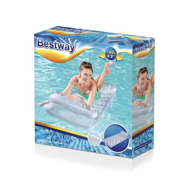 Pool inflatable mattress - BESTWAY - Grey