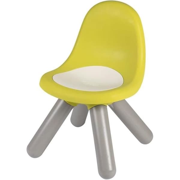 Smoby - Grön barnstol - Utomhus och inomhus - H27cm - Tillverkad i Frankrike