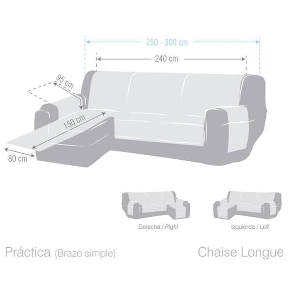 Soffa - Praktica - Levante - 240cm - Beige - 3 platser
