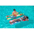 Miniatyrbild 2 av 2: Poolmadrass - BESTWAY - Mode - 1,83 m x 69 cm - Flerfärgad - Uppblåsbar