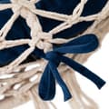 Miniatyrbild 4 av 4: Hobbygarden - SDHGRN7 - OREILLER CIGOGNE GRANDE MAISON BLEU MARINE