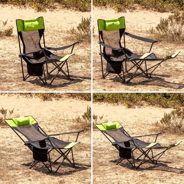Liggande trädgårdsfåtölj InnovaGoods Fällbar campingstol