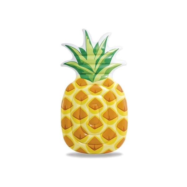 Ananas uppblåsbar poolmadrass - Intex - 216 x 124 cm - Vinyl